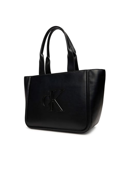 CALVIN KLEIN embossed monogram logo bag CALVIN KLEIN | LV04F3218GUB1
